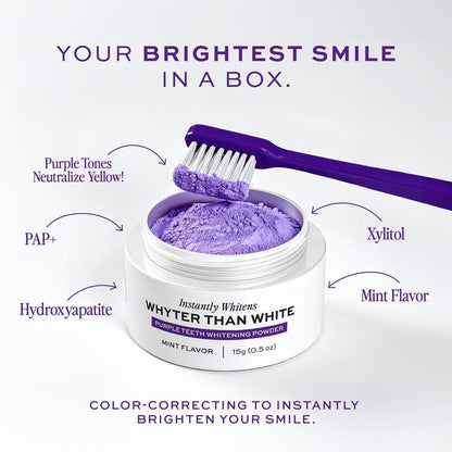 Purple Teeth Whitening Powder
