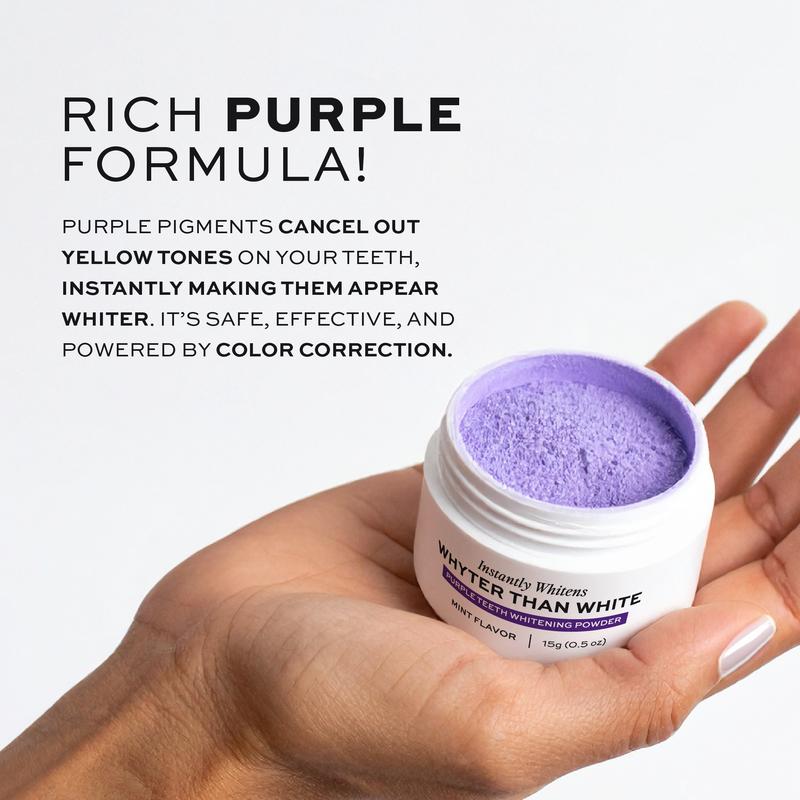 Purple Teeth Whitening Powder