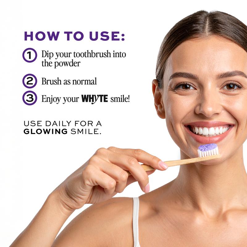Purple Teeth Whitening Powder
