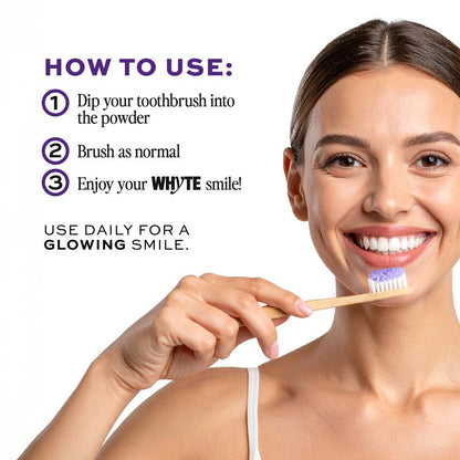 Purple Teeth Whitening Powder