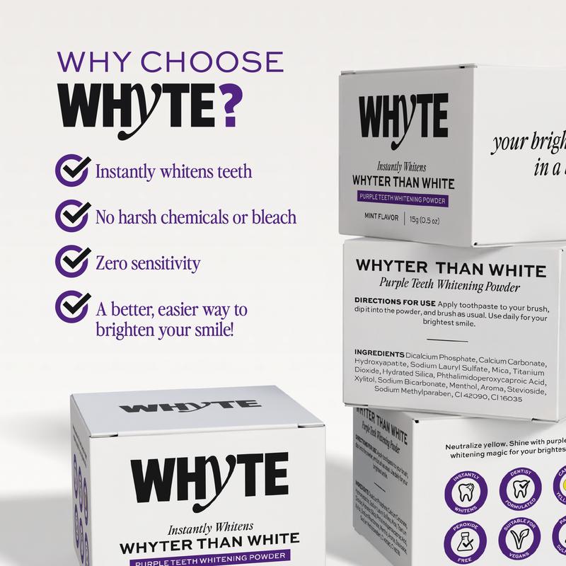 Purple Teeth Whitening Powder