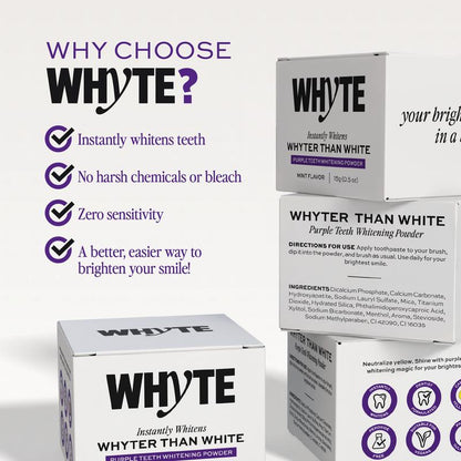 Purple Teeth Whitening Powder