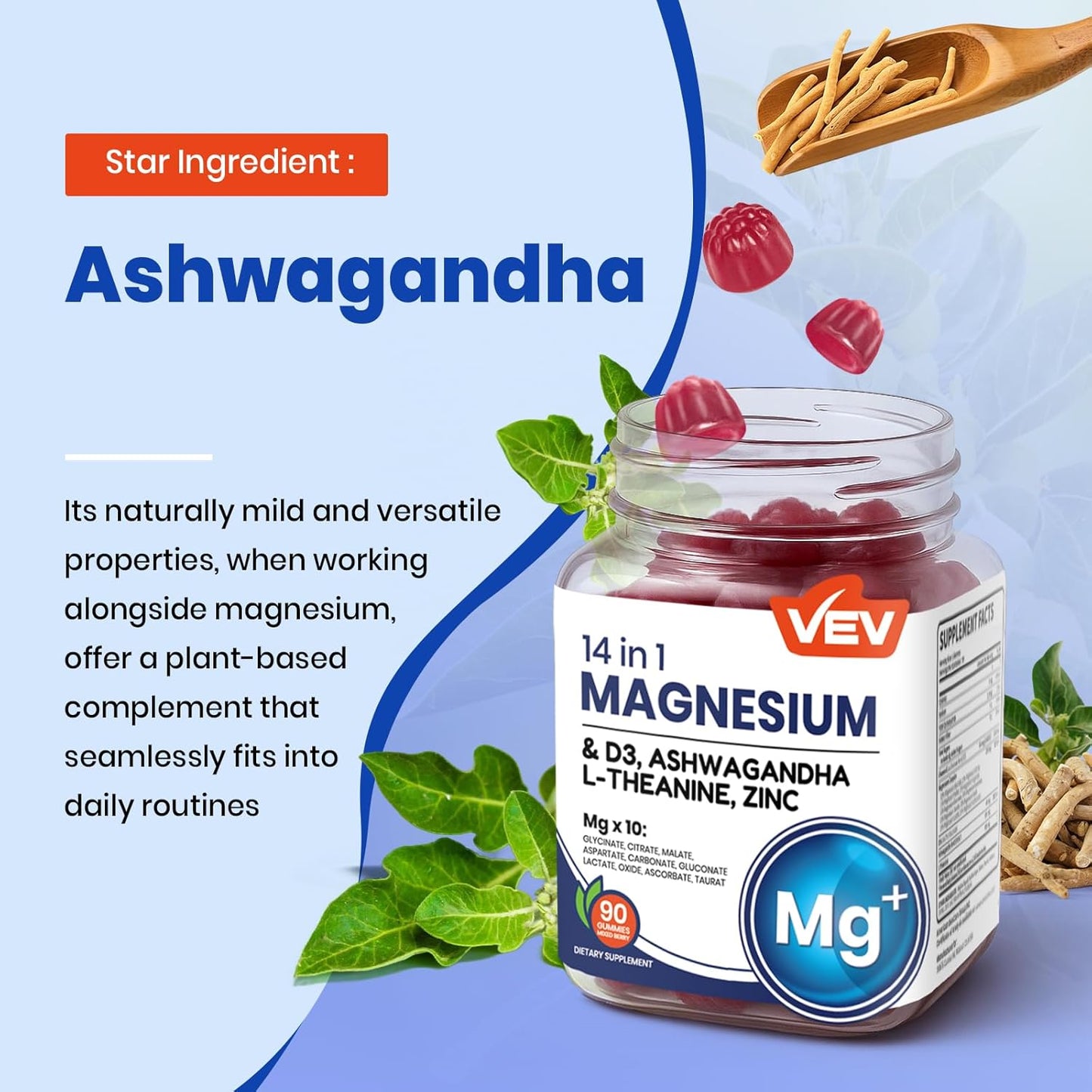 14-in-1 Magnesium Gummies Complex