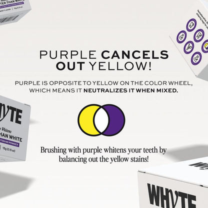 Purple Teeth Whitening Powder