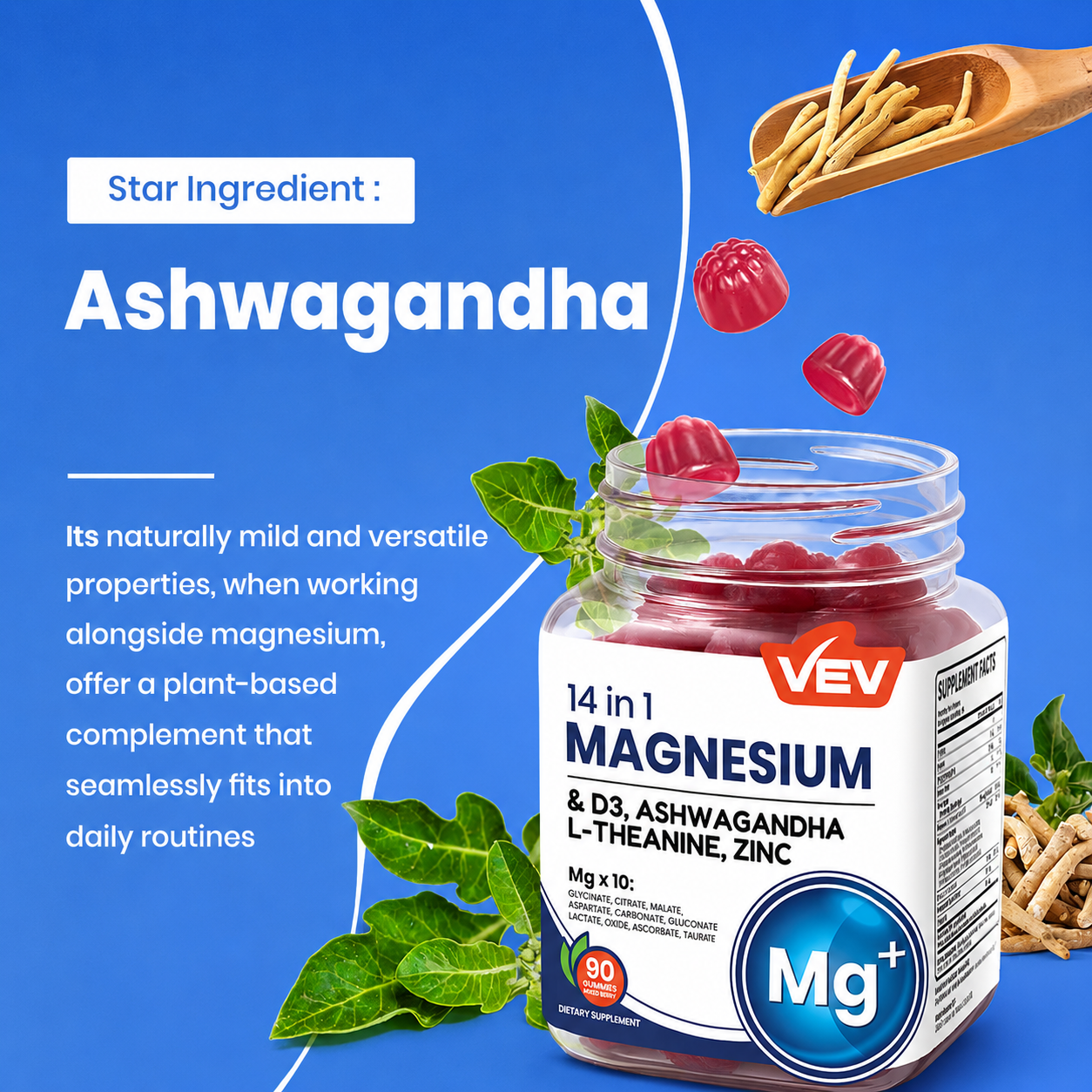 14-in-1 Magnesium Gummies Complex
