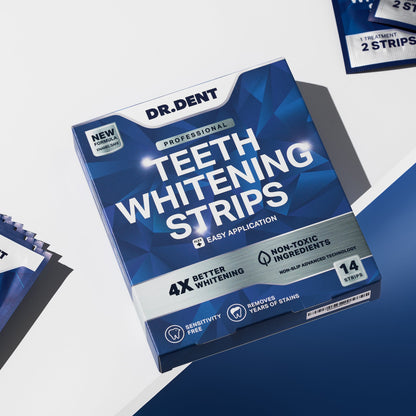 Dr Dent Teeth Whitening Strips (7x pairs per pack)
