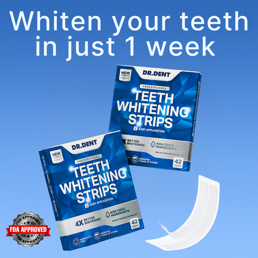 Dr Dent Teeth Whitening Strips (7x pairs per pack)