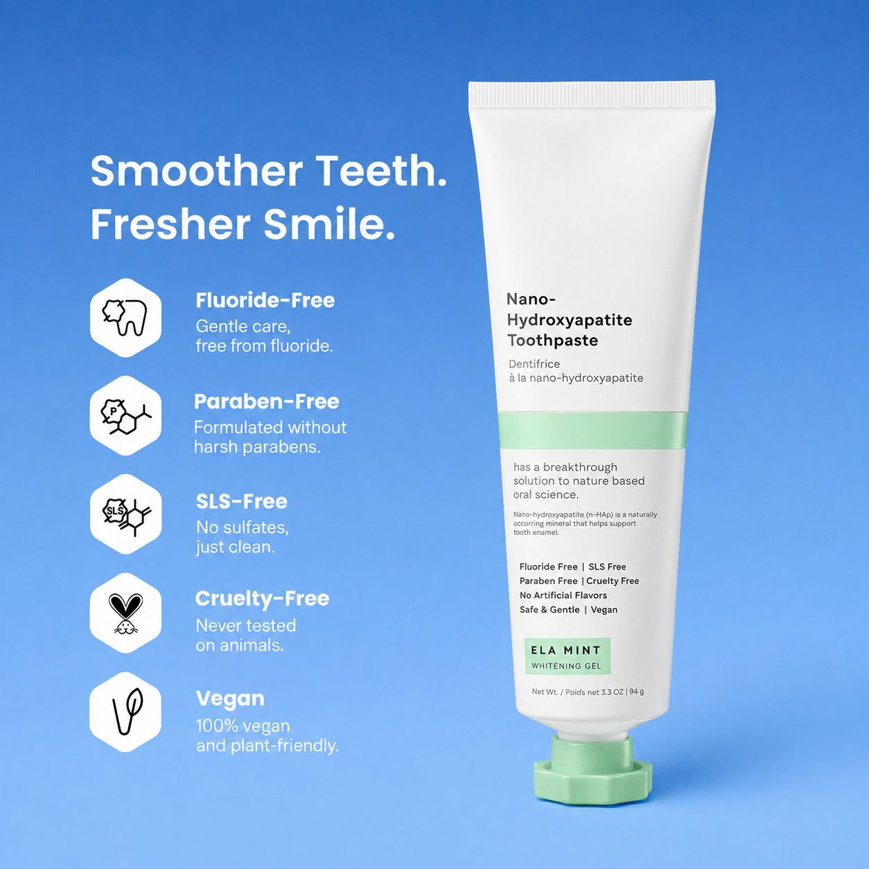 Nano-Hydroxyapatite Toothpaste