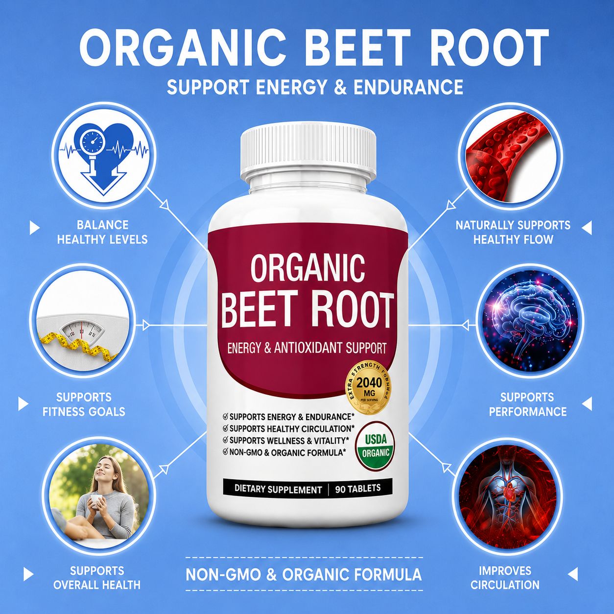Organic Beet Root Tablets