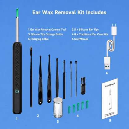 Ear Wax Removal Tool with Camera