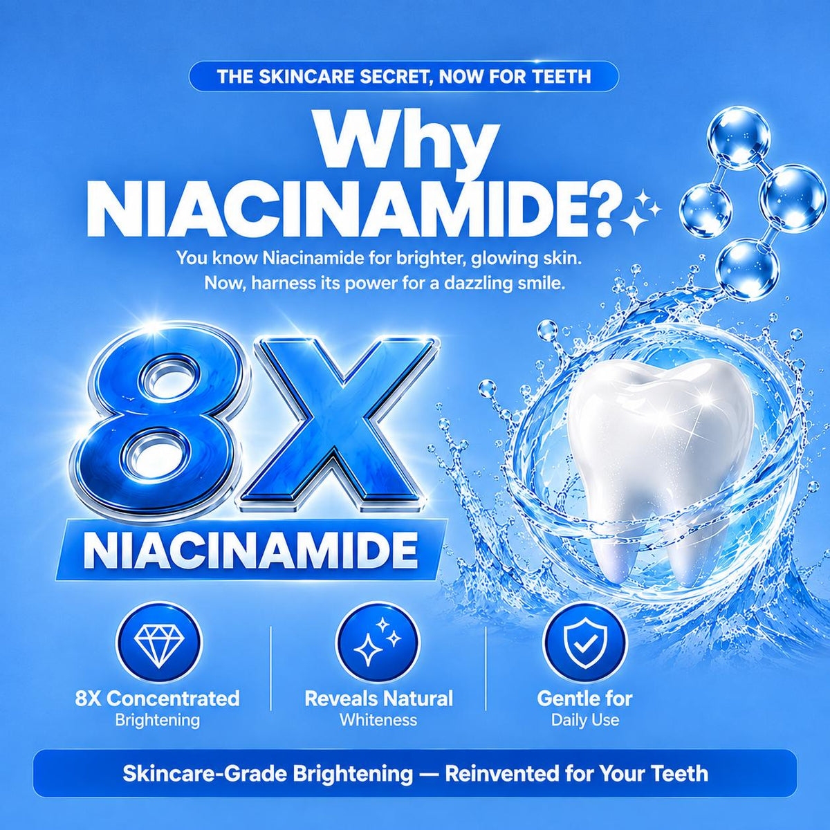 Niacinamide 8X Foaming Toothpaste
