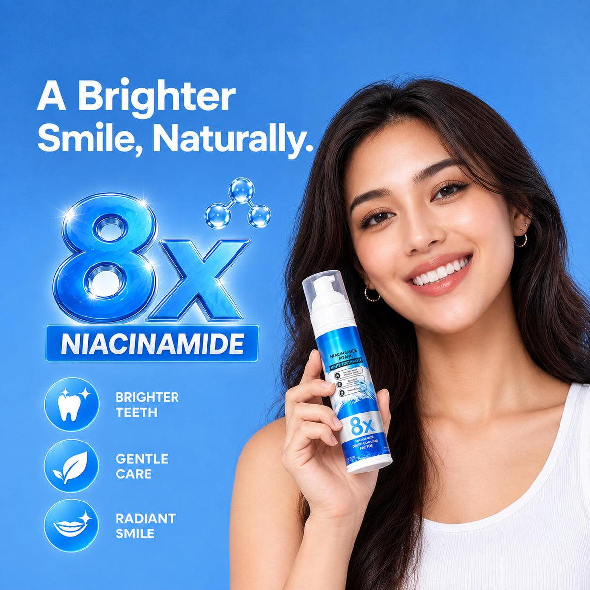 Niacinamide 8X Foaming Toothpaste